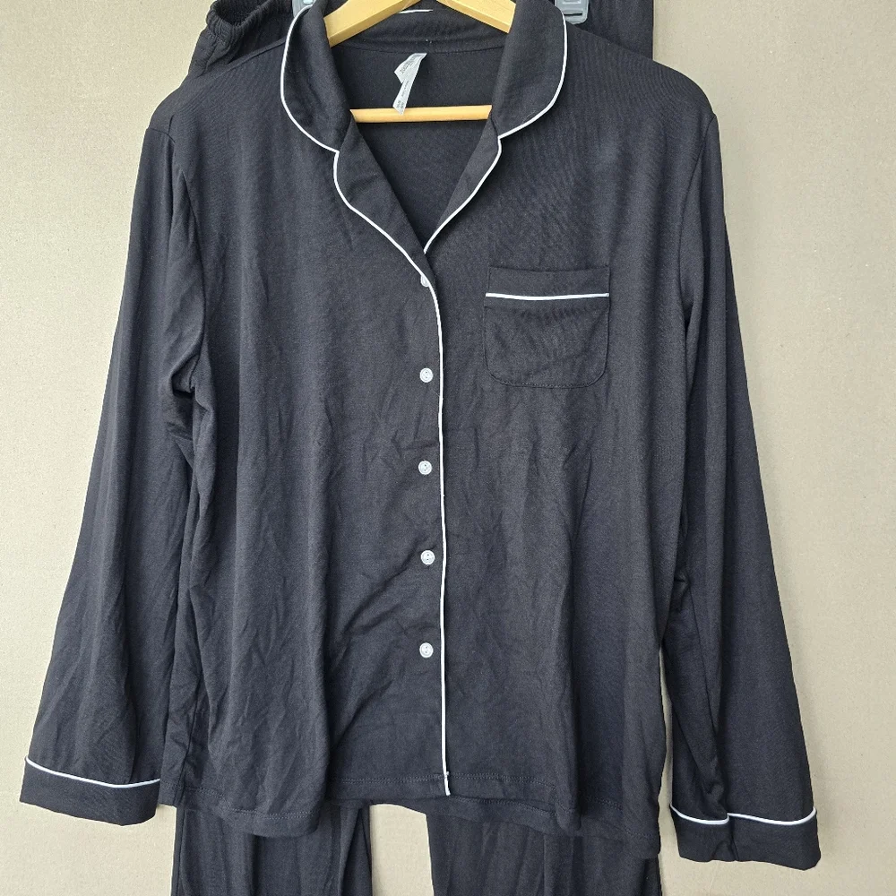 Nwt Flora by Flora Nikrooz Women's Annie 2 Piece Notch Long Sleeve Top and K… - Picture 6 of 10